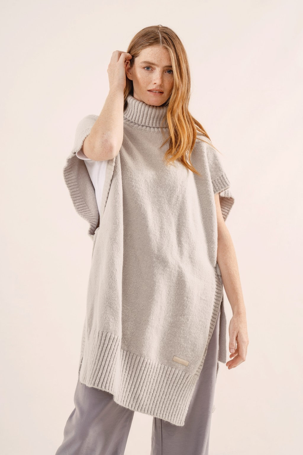 Poncho tejido Camalote