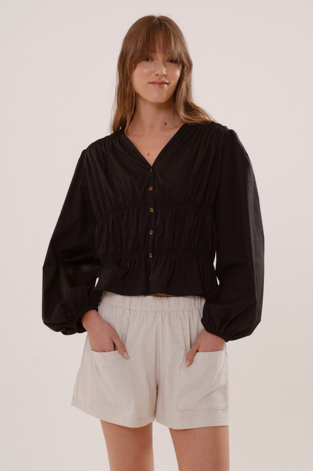 Blusa Cardumen de poplin