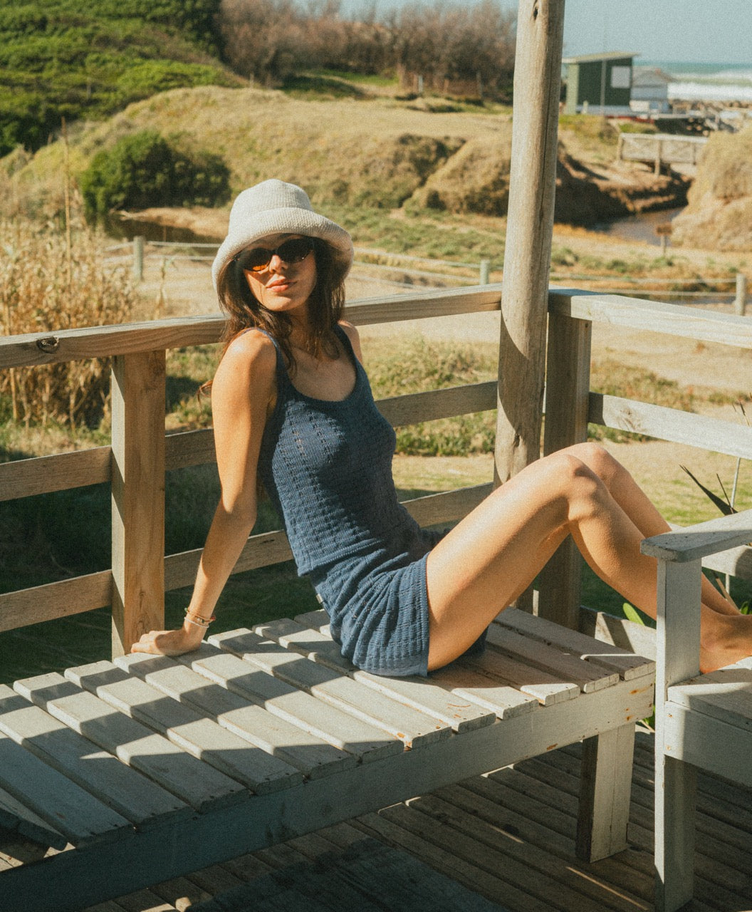 Top Estrella tejido