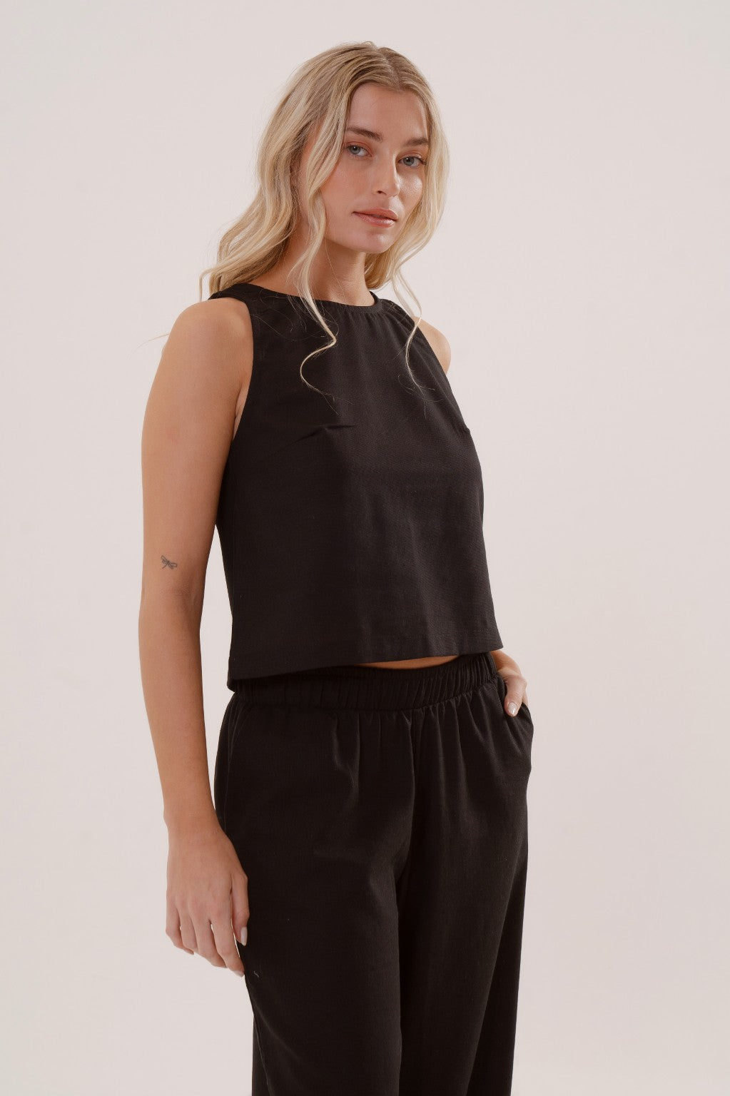 Musculosa Calla de lino