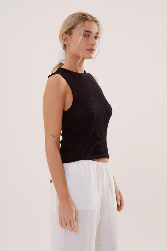 Musculosa Cuomo tejida