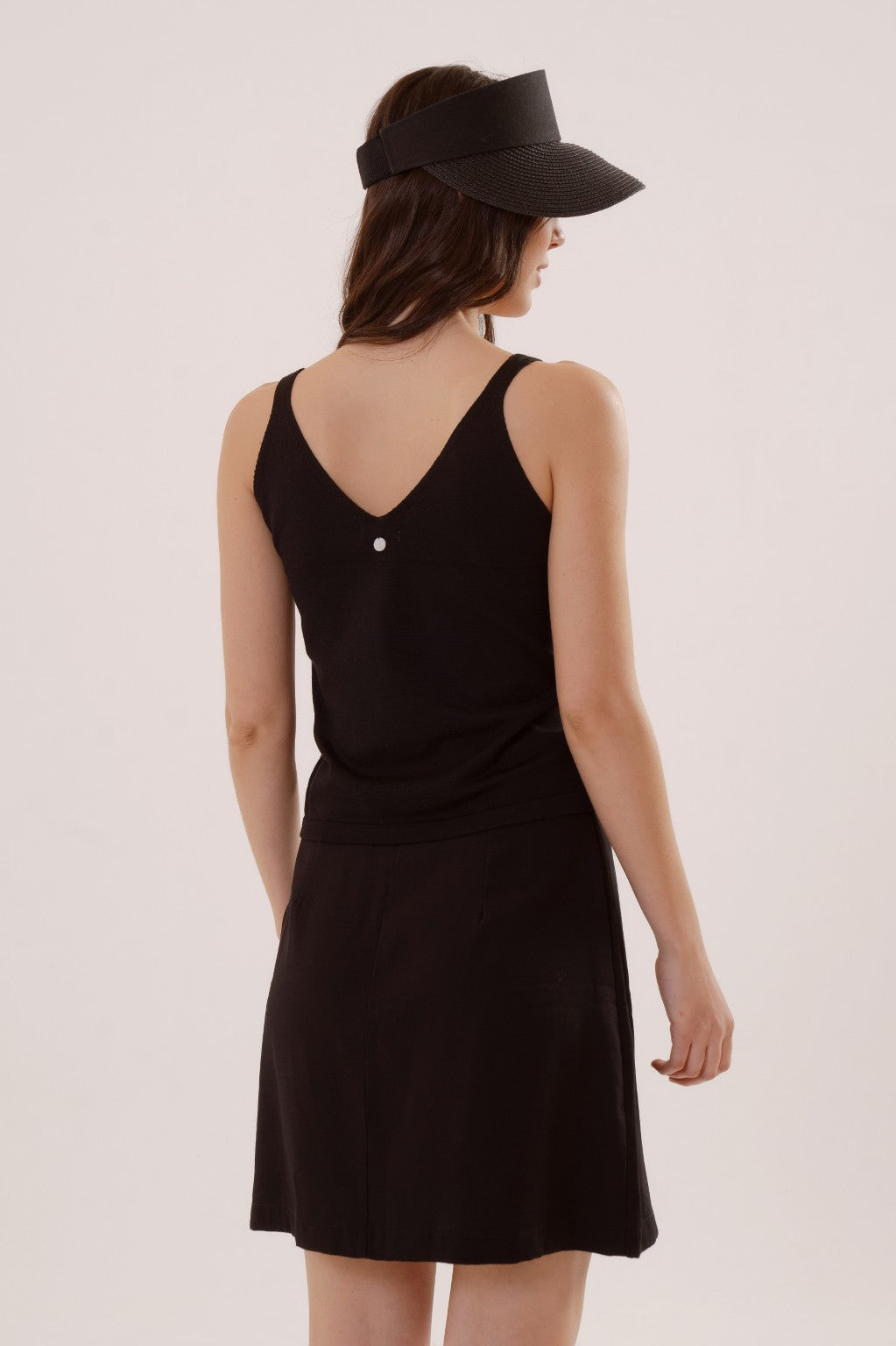 Musculosa Melanzane Tejida