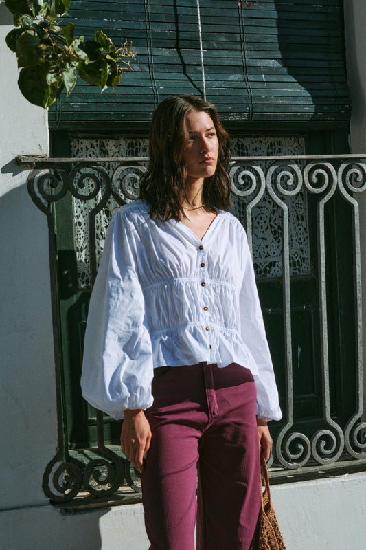 Blusa Cardumen de poplin