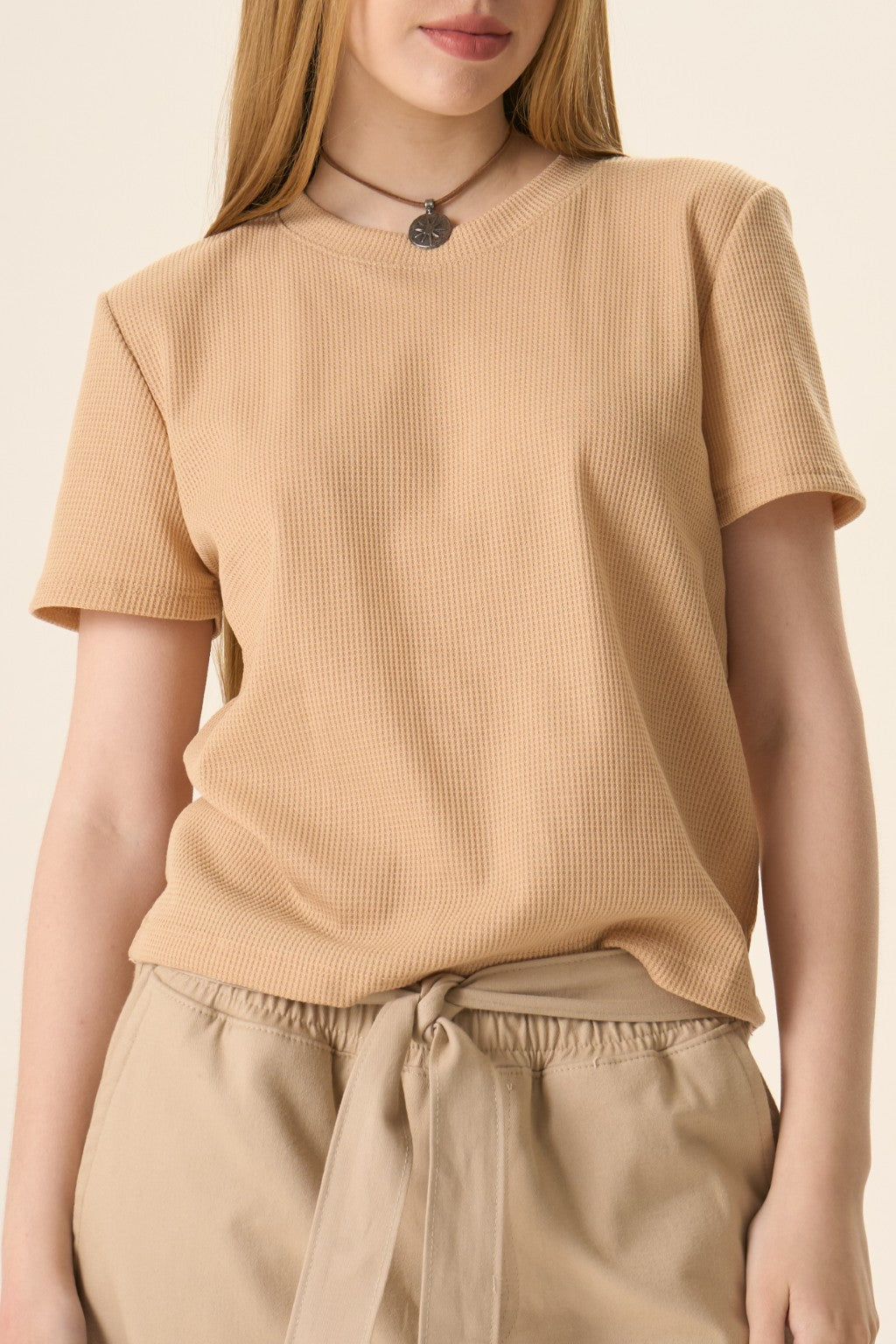 Remera de waffle Cica