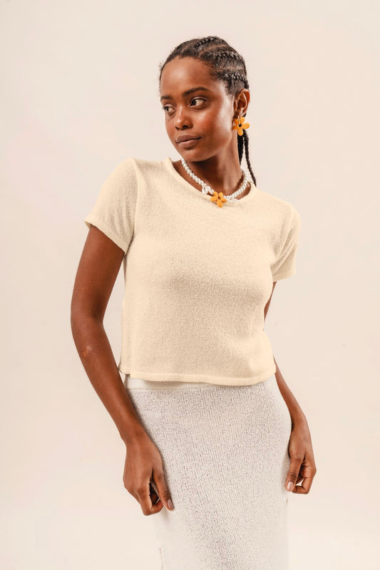 Remera Anemona tejida