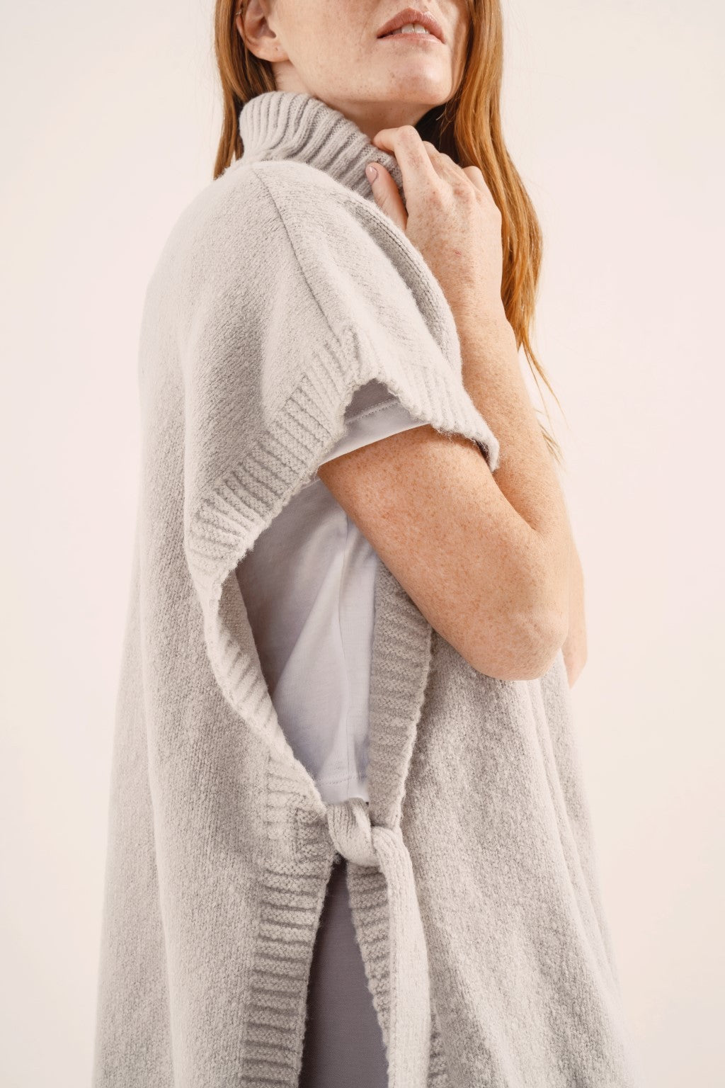 Poncho tejido Camalote