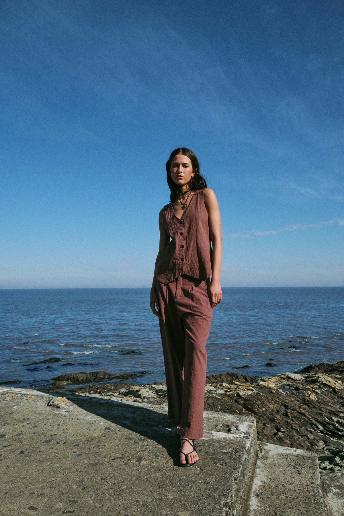 Pantalon Castiglione de algodon