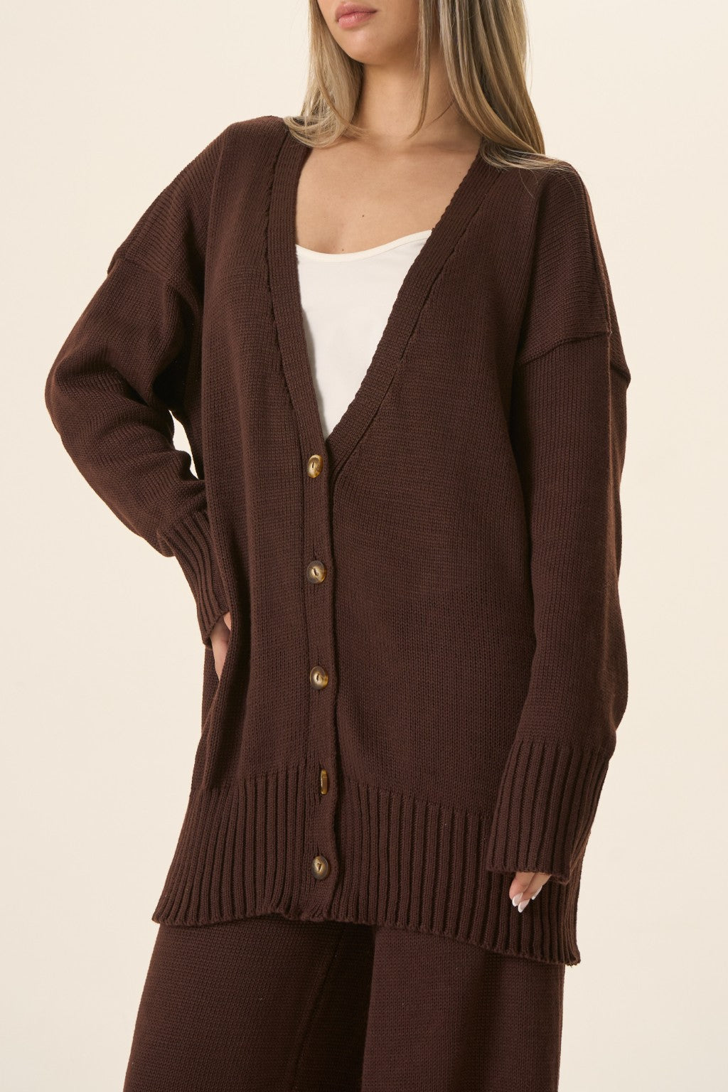 Cardigan tejido Malta
