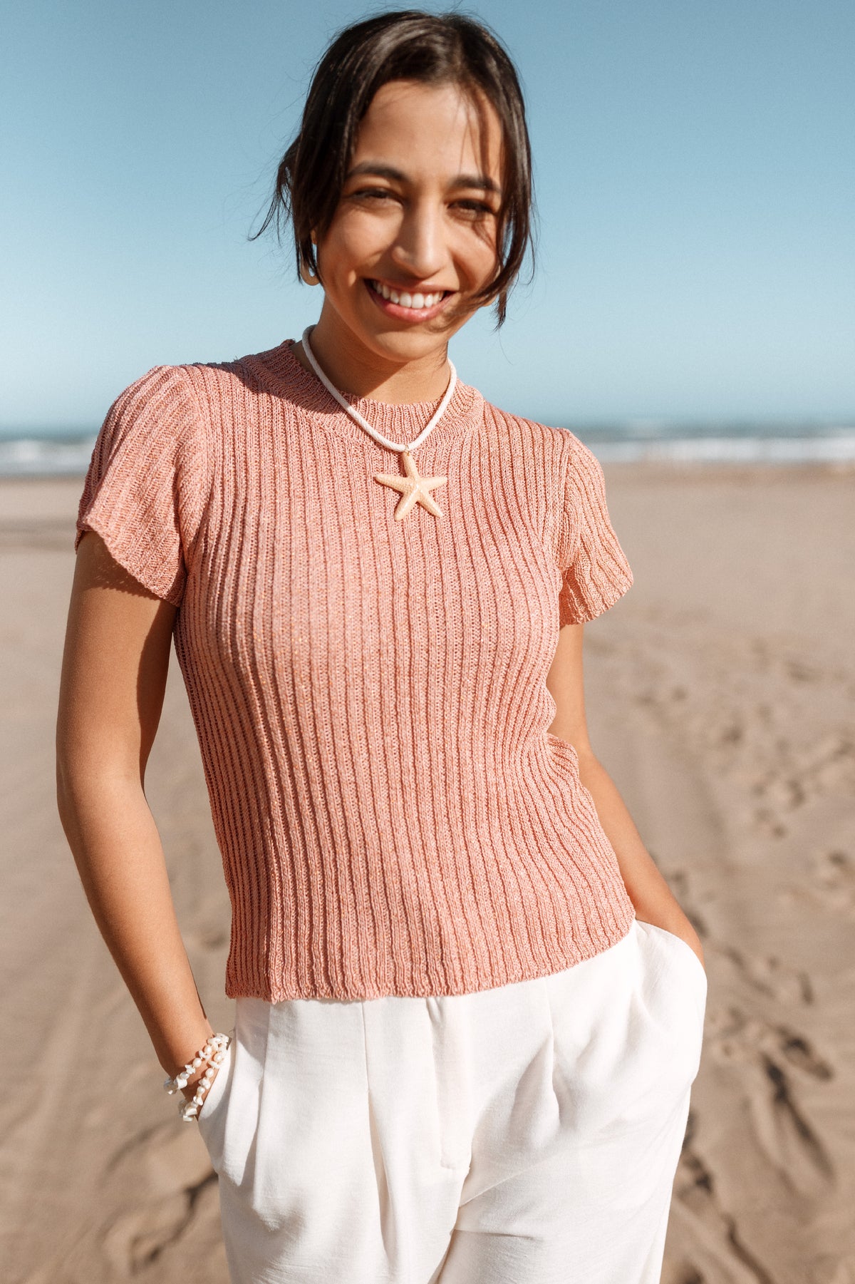 Remera Acanella tejida