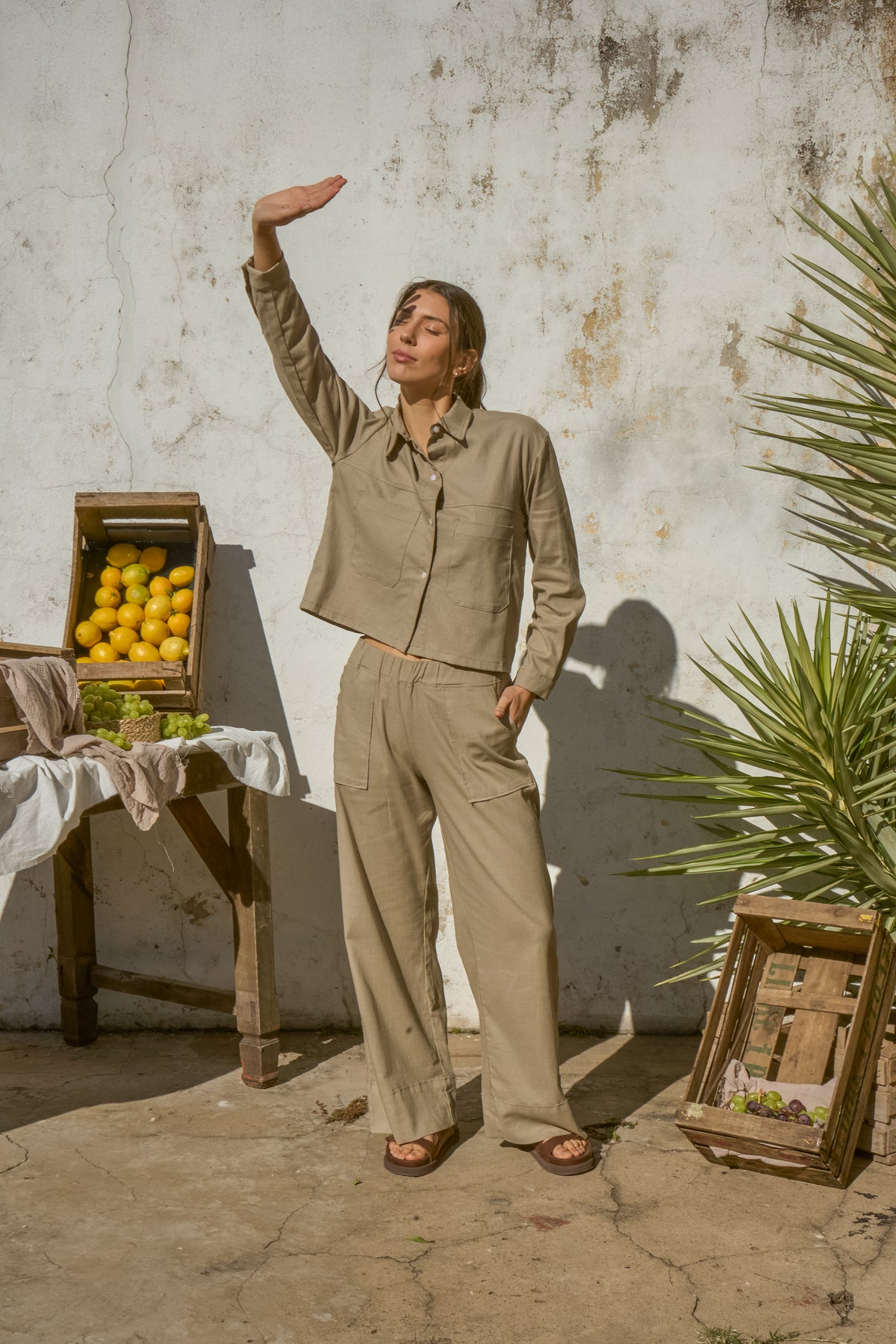 Pantalon Amalfitana de lino