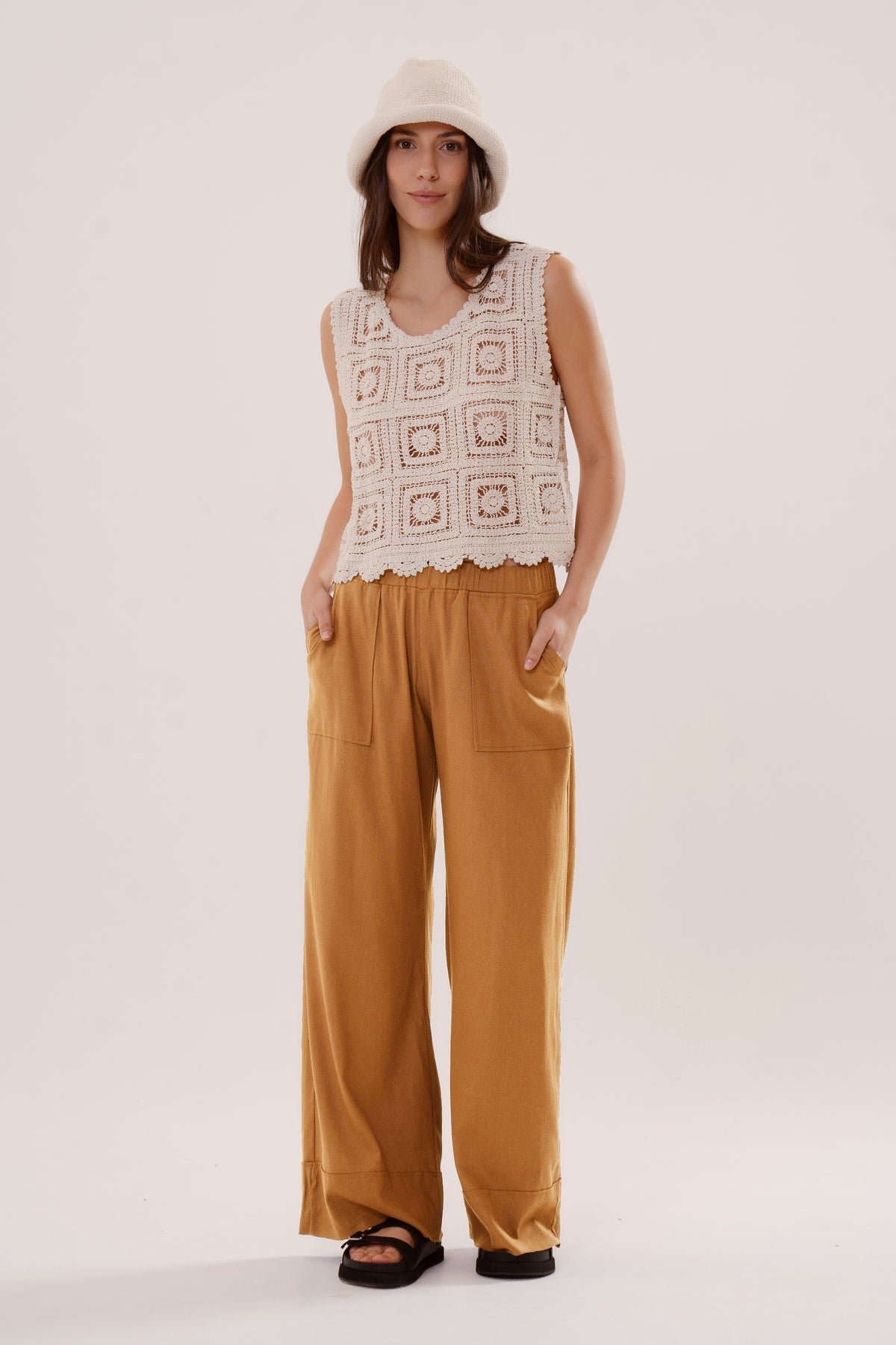 Pantalon Amalfitana de lino