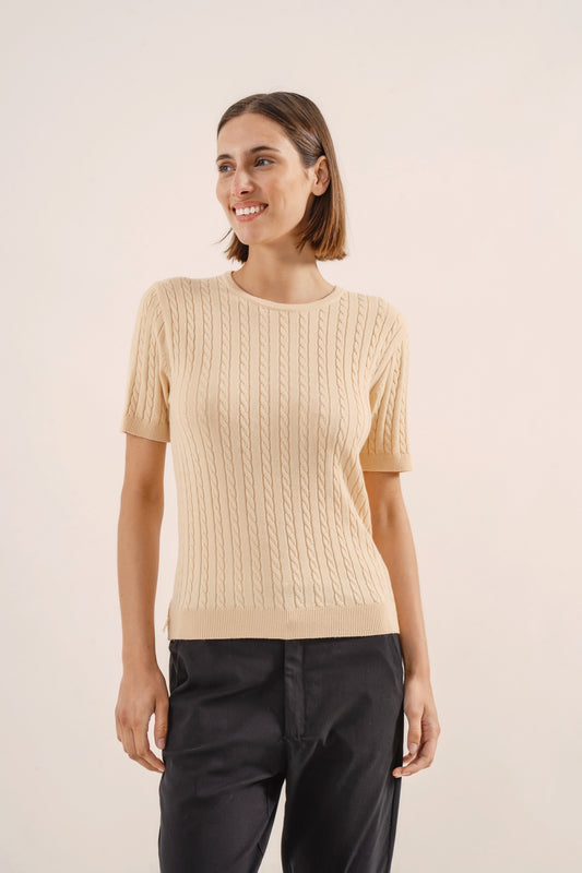 Remera tejida Azahar